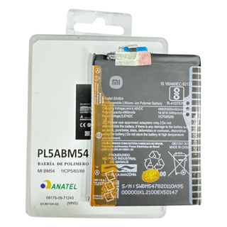 BM54 BATERIA Flex Redmi Note 9t 5g Bm54 Genuína em Oferta na Shopee