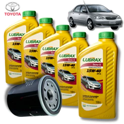 Kit troca Toyota Corola15w40 Lubrax + Filtro TO012/1