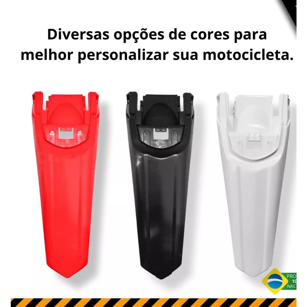 Paralama Traseiro Moto Trilha Rabeta Crf 250f Crf250