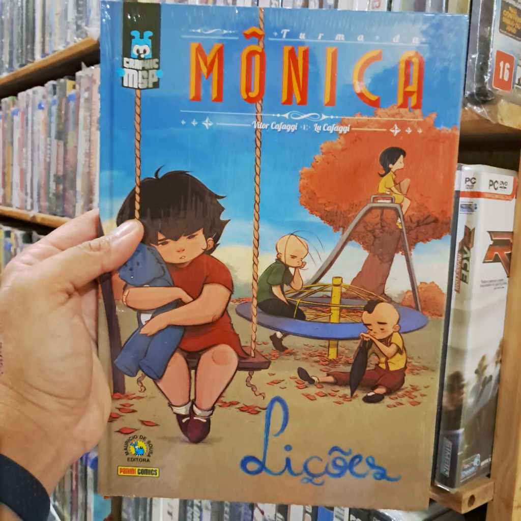 Livro HQ Turma Da Mônica Lições Graphic MSP - CAPA CARTÃO