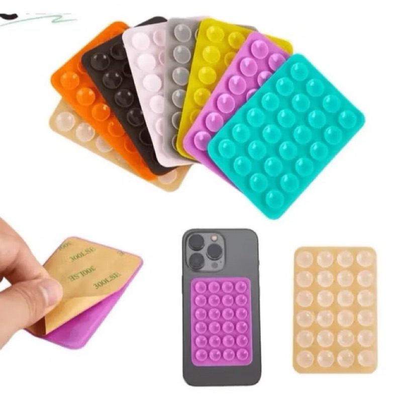 Suporte De Silicone Com Ventosa Para Capinha Celular e Para Uso Diário