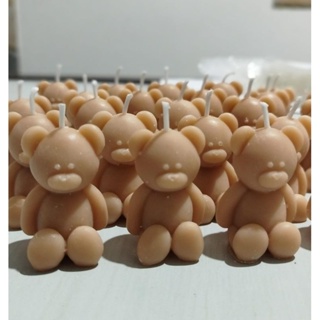 Mini velas perfumadas na cor marrom/ batizado/ lembrancinhas/ chá revelação/ chá de fraldas/ nascimento. em Oferta na Shopee