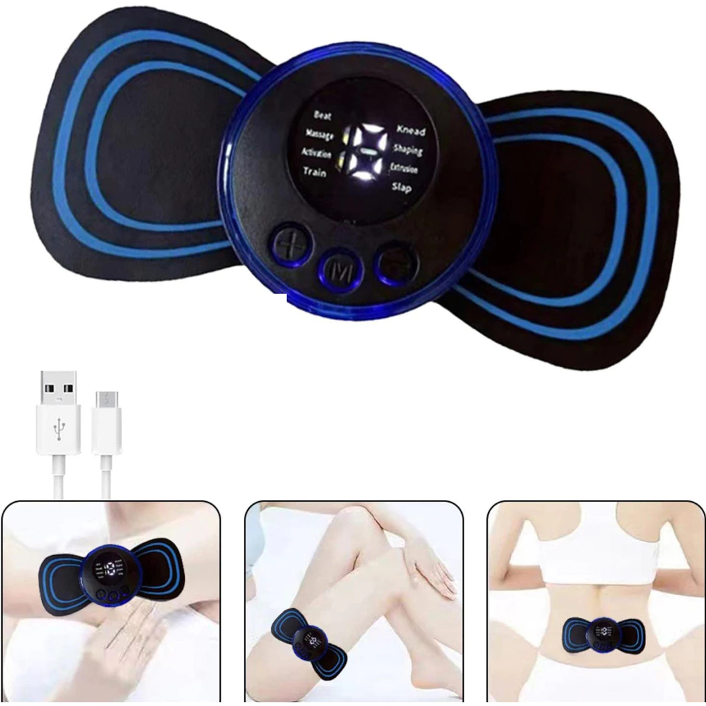Massageadores Elétricos Portáteis – Alívio para Pescoço, Lombar e Corpo com Tecnologia EMS