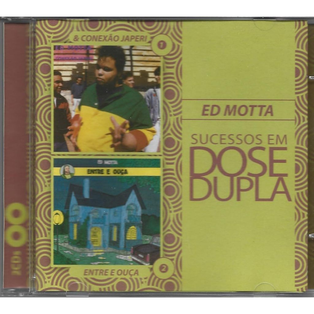 Ed Motta - Cd Dose Dupla - Conexão Japeri - 1988 / Entre e Ouça - 1992