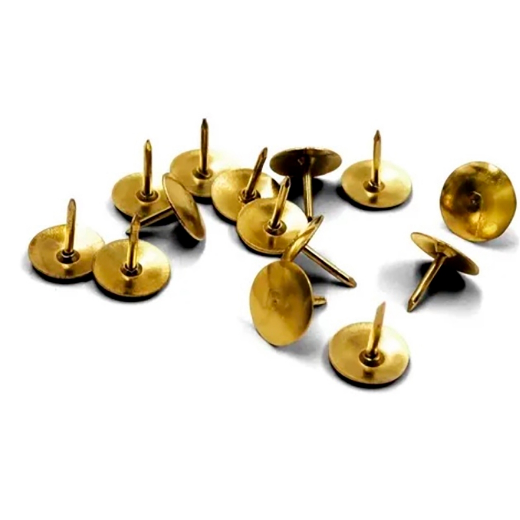 Kit Com 100 Percevejo Latonado 10,5mm  Bestfer - Home & Living
