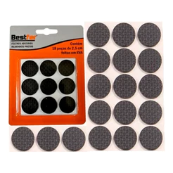 Kit Com 18 Protetor Adesivo Eva Redondo 2,5cm Bestfer