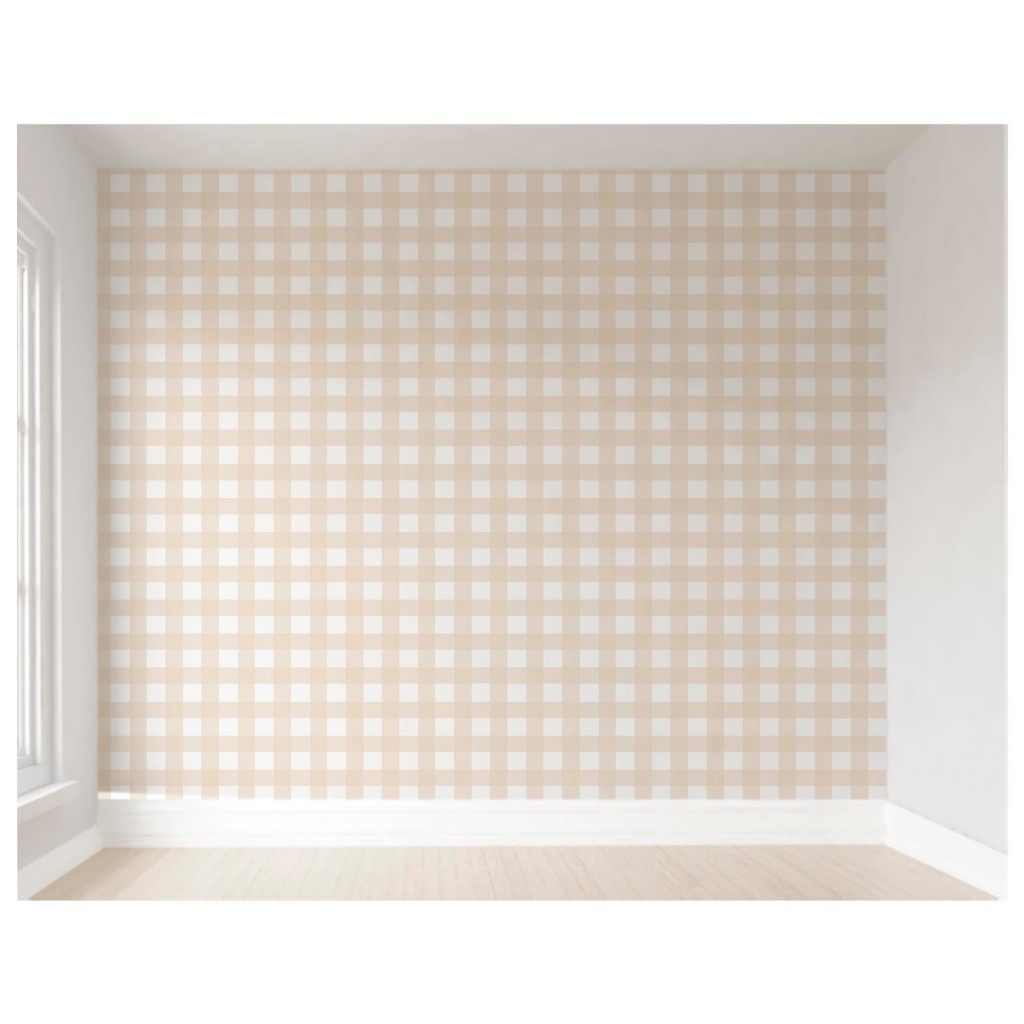 Rolo 3m Adesivo Vinílico Xadrez Bege Clean VRC669