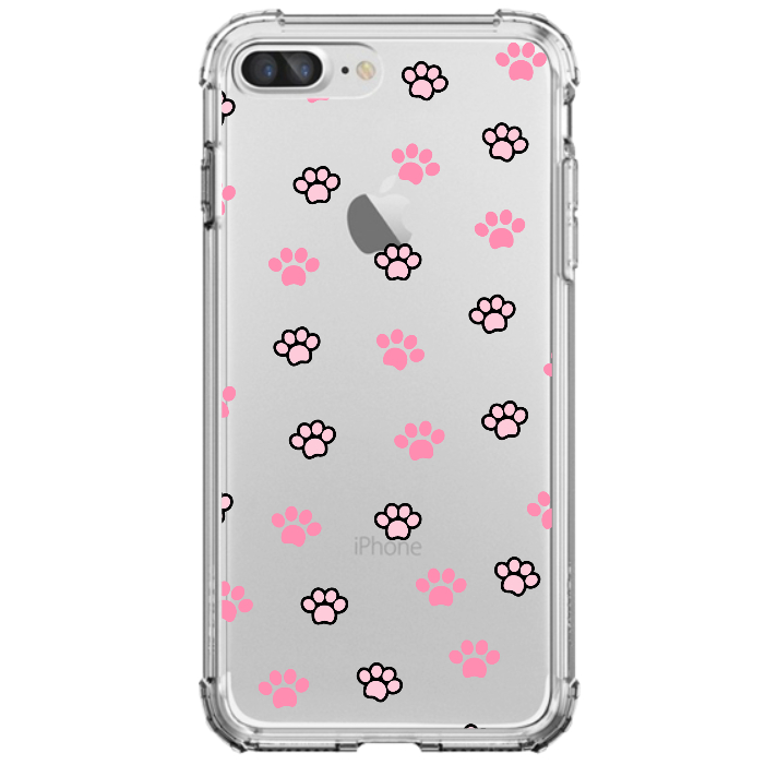 Capa para APPLE Iphone 7 PLUS Iphone 8 PLUS proteção borda Borboleta Delicada transparente Premium