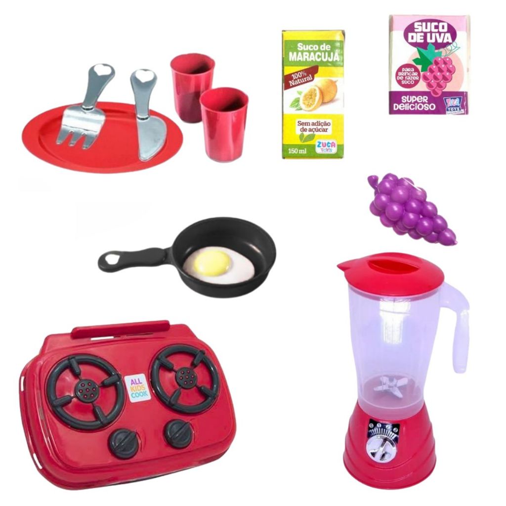 Brinquedos de Cozinha Panelinha Infantil Chef Confeitaria Crianças Casinha Brinquedo Dutoys · foto 2