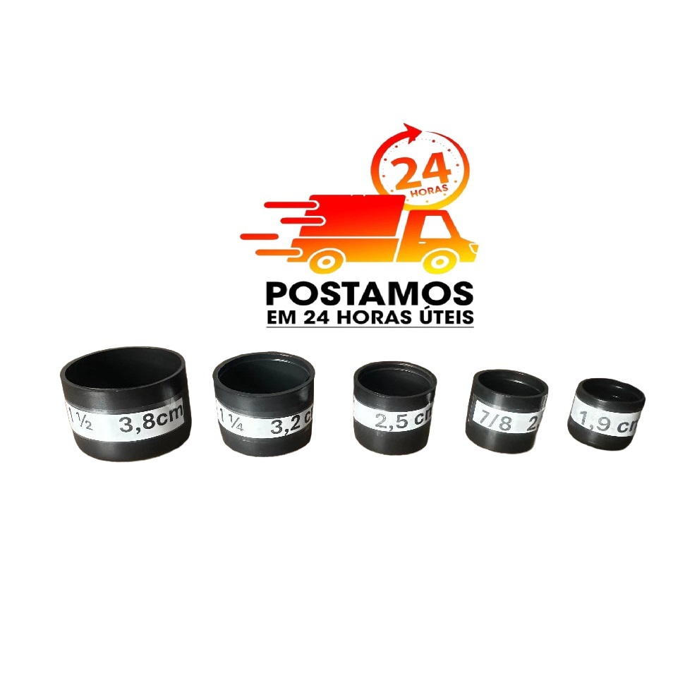 12 peças - Ponteira Protetora Pé De Cadeira Tubular Conjunto Novo em Oferta na Shopee