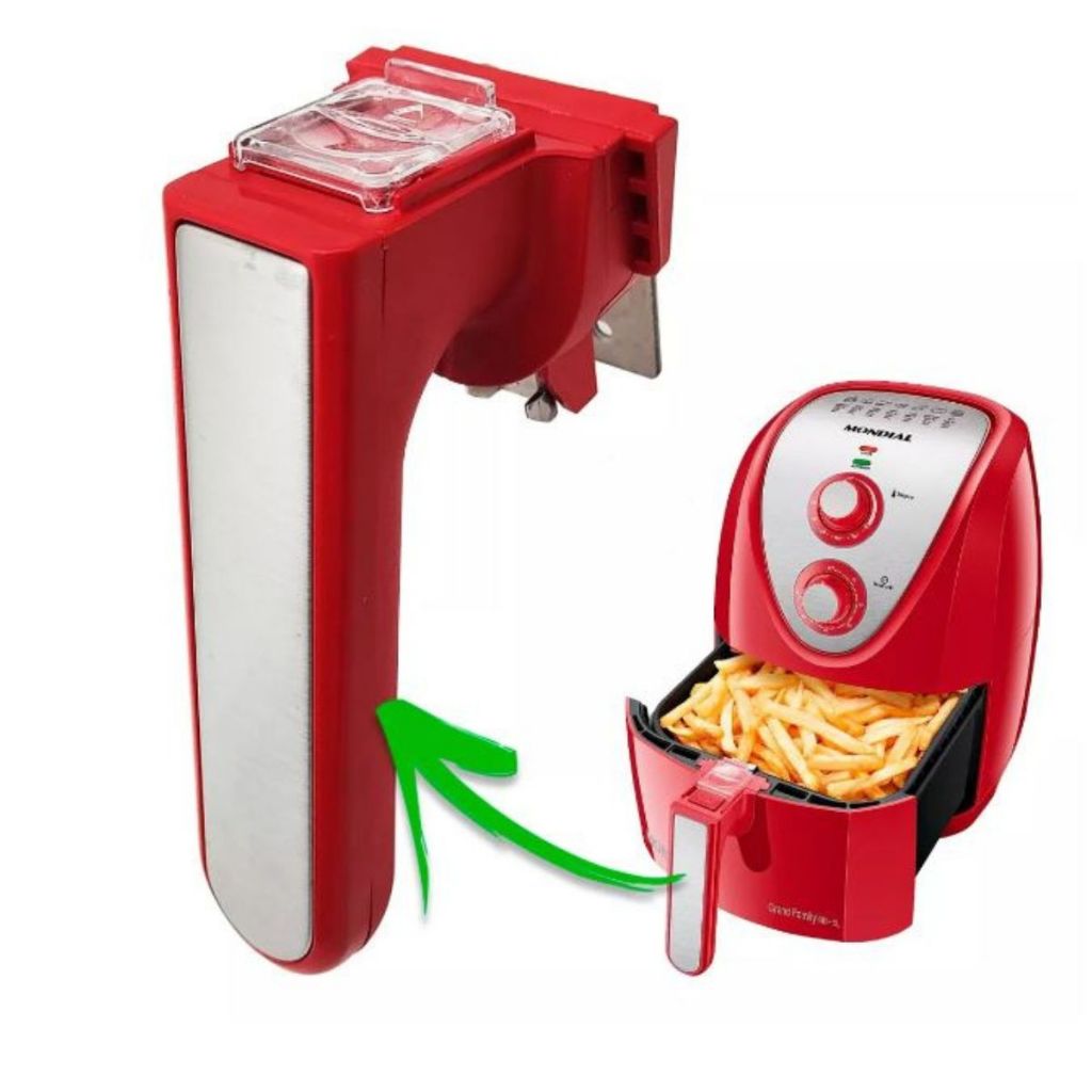Cabo Puxador Alça Air Fryer Mondial AFN-40 AFN-50-RI Vermelho Original