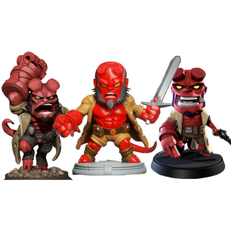 Hellboy Chibi Nendoroid 10cm Figure Eacultura
