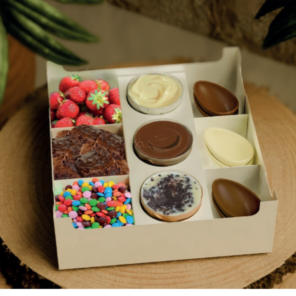 5 CAIXA FONDUE DEGUSTAÇÃO BRANCA OVO PASCOA 8x24,5x22 cm 5025 (PASCOA IDEIA OUTLET) em Oferta na Shopee