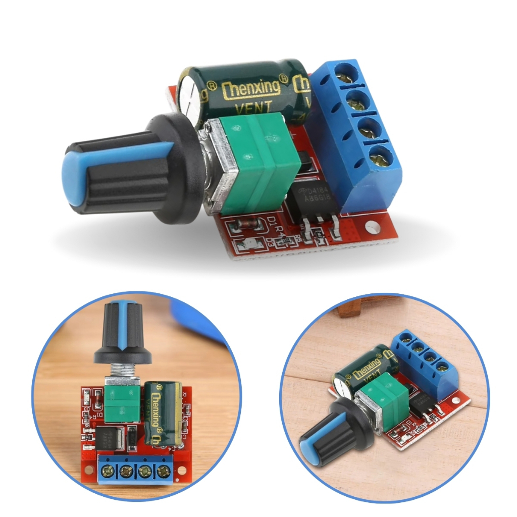 Pwm Controlador De Velocidade De Motor 12v 5a Dc 5-35v