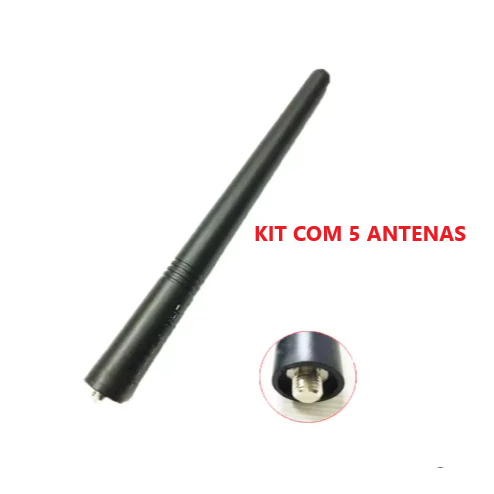 Antena para Portátil Motorola  PRO 31/51/71/91 VHF Kit com 6 Antenas