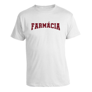 Camiseta Personalizada Uniforme Universitário Faculdade Farmacia em Oferta na Shopee