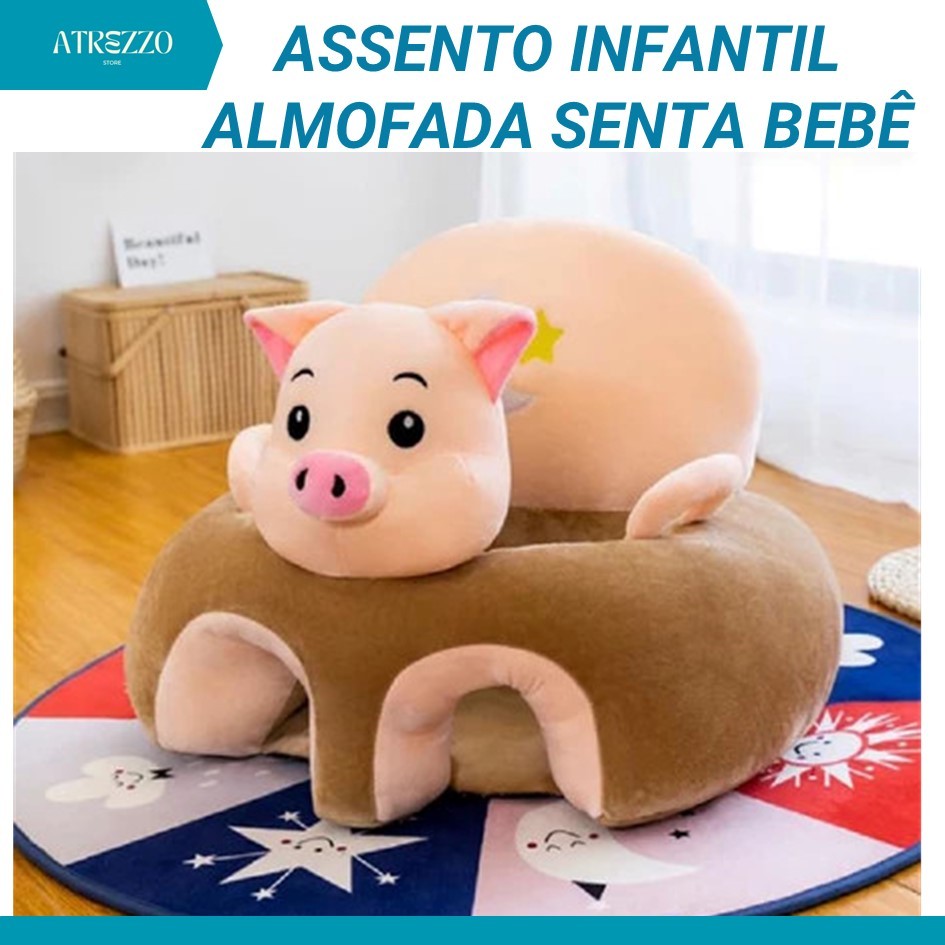 Assento Infantil de Apoio para Bebê manter a Postura Com Enchimento Almofada Senta Bebê