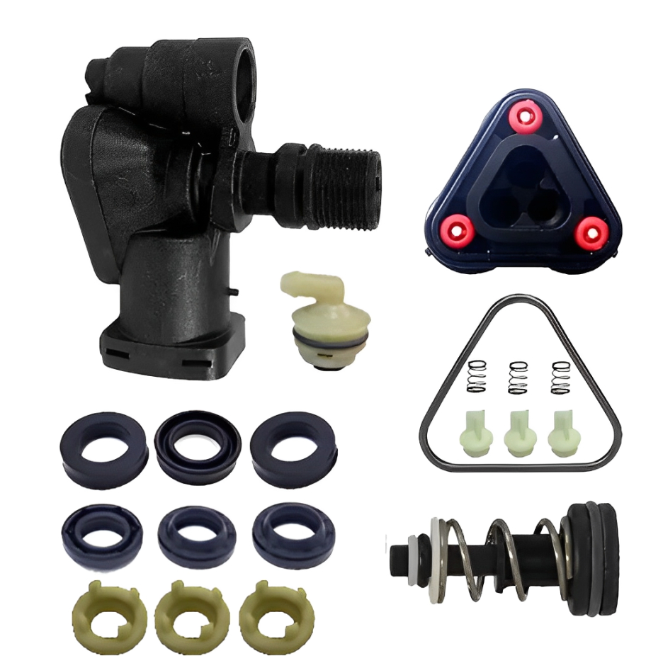Kit Reparo Coletor Cabeçote Gaxetas e Guia das gaxetas Lavadora Karcher K2 K3 K4 e K5