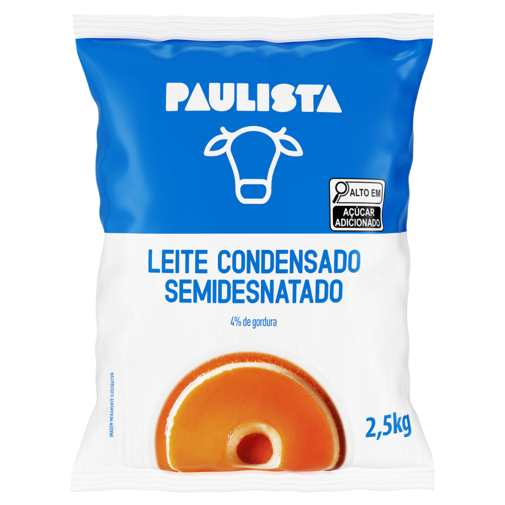 Leite Condensado Semidesnatado BAG 2,5Kg - Unitário. em Oferta na Shopee