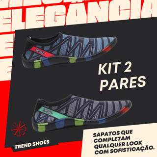 Kit 2 Sapatilha Hibrida Pesca Barco Rio Remo Pescaria Lago Mar Promoção Envio Imediato em Oferta na Shopee