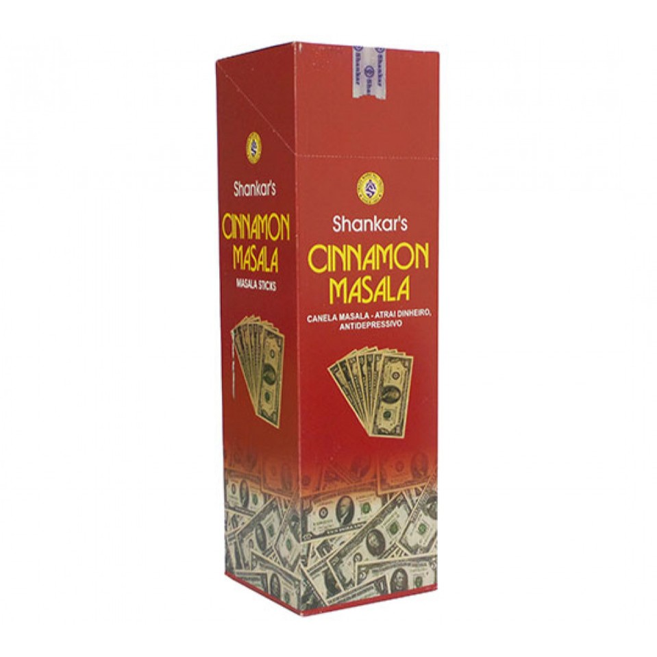 Incenso Indiano Shankar Cinnamon Canela