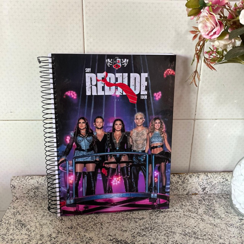 Caderno Personalizado A4 Soy Rebelde Tour RBD