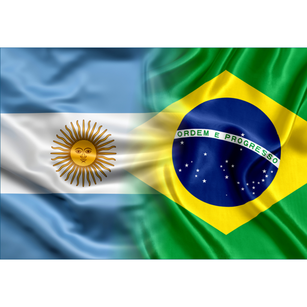 Bandeira Brasil e Argentina Para Intercâmbio e Eventos em Tecido Oxford em Oferta na Shopee