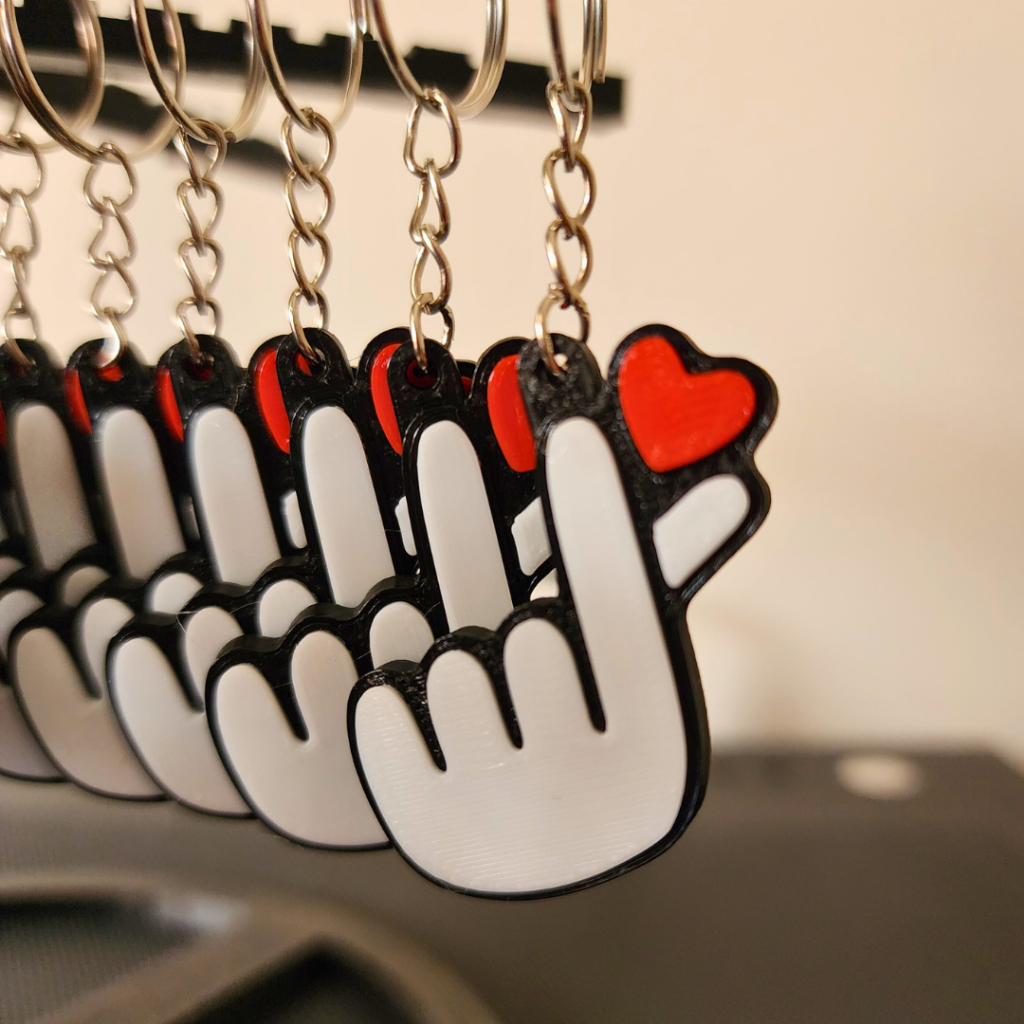 KIT Chaveiro Dorama Coreano Finger Heart - Coração Dedos, Dorama - Lembrancinha em Oferta na Shopee