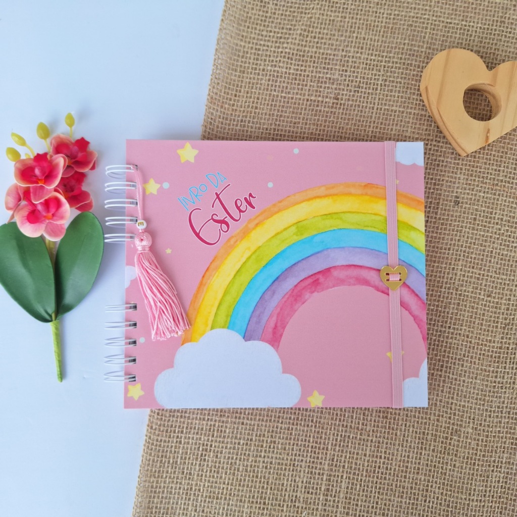 LIVRO DO BEBÊ - ARCO ÍRIS MENINA