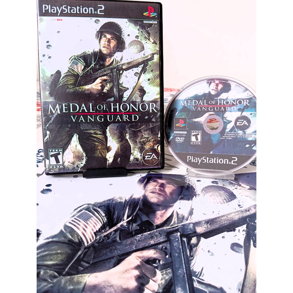Jogo Medal of Honor Vanguard para Play 2 em Português PT-BR Mídia Física