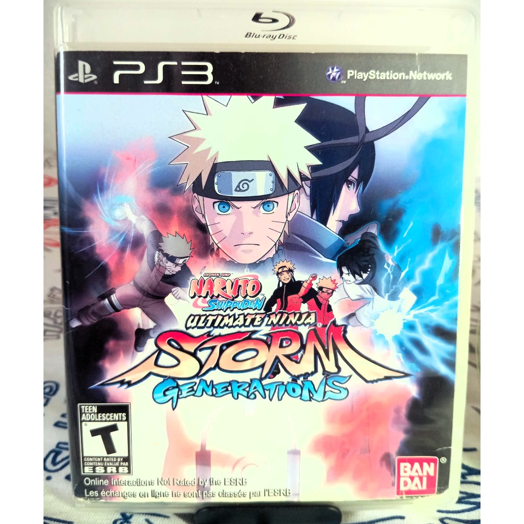Jogo Naruto Shippuden Ultimate Ninja Storm Generations para Play 3 Original Mídia Física