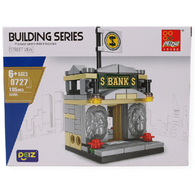 Kit Bloco De Montar Banco 105 Peças Peiz Building Series Colorido P/ Lembrancinha Aniversario Prenda em Oferta na Shopee