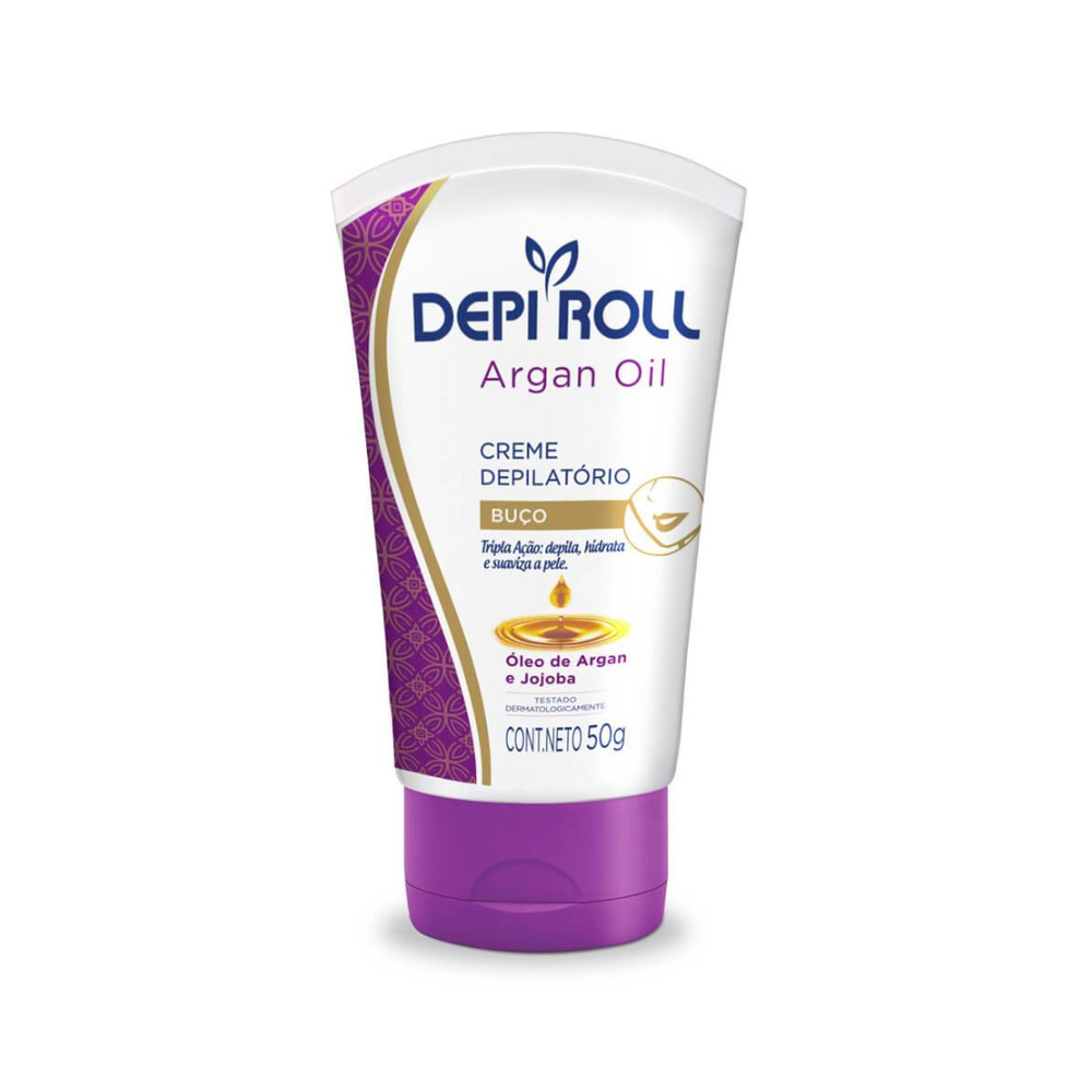 CREME DEPILATÓRIO BUÇO DEPI ROLL ÓLEO DE ARGAN 50G