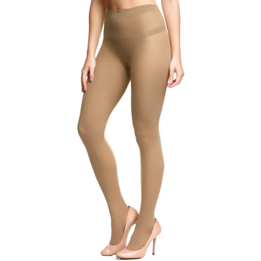 Meia Calças Feminina Fina Microfibra Poliamida Fio 15 Transparente Cor da Pele Social Trabalho Classica Cos