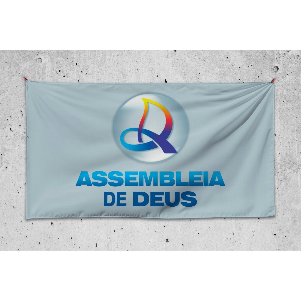 Bandeira Assembleia de Deus Oxford  e Corte a Laser