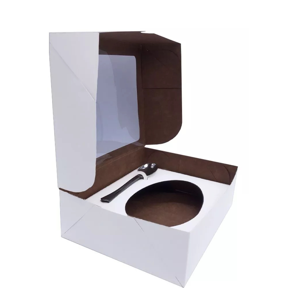 10 - 40 CAIXAS OVO DE PÁSCOA AJUSTÁVEL COLHER 250/350g IDEIA BRANCA / KRAFT OFF em Oferta na Shopee