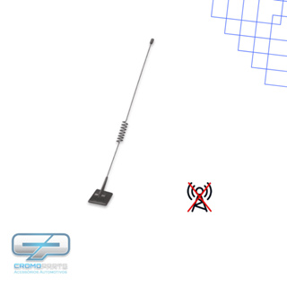 Antena Decorativa Universal - Haste 300mm Flexível, Cor Preta em Oferta na Shopee