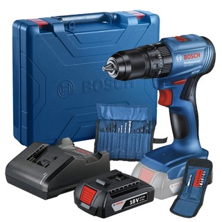 Furadeira de Impacto GSB 185-LI Bosch 23 Brocas e Bits 18V Parafusadeira Bateria e Carregador em Oferta na Shopee