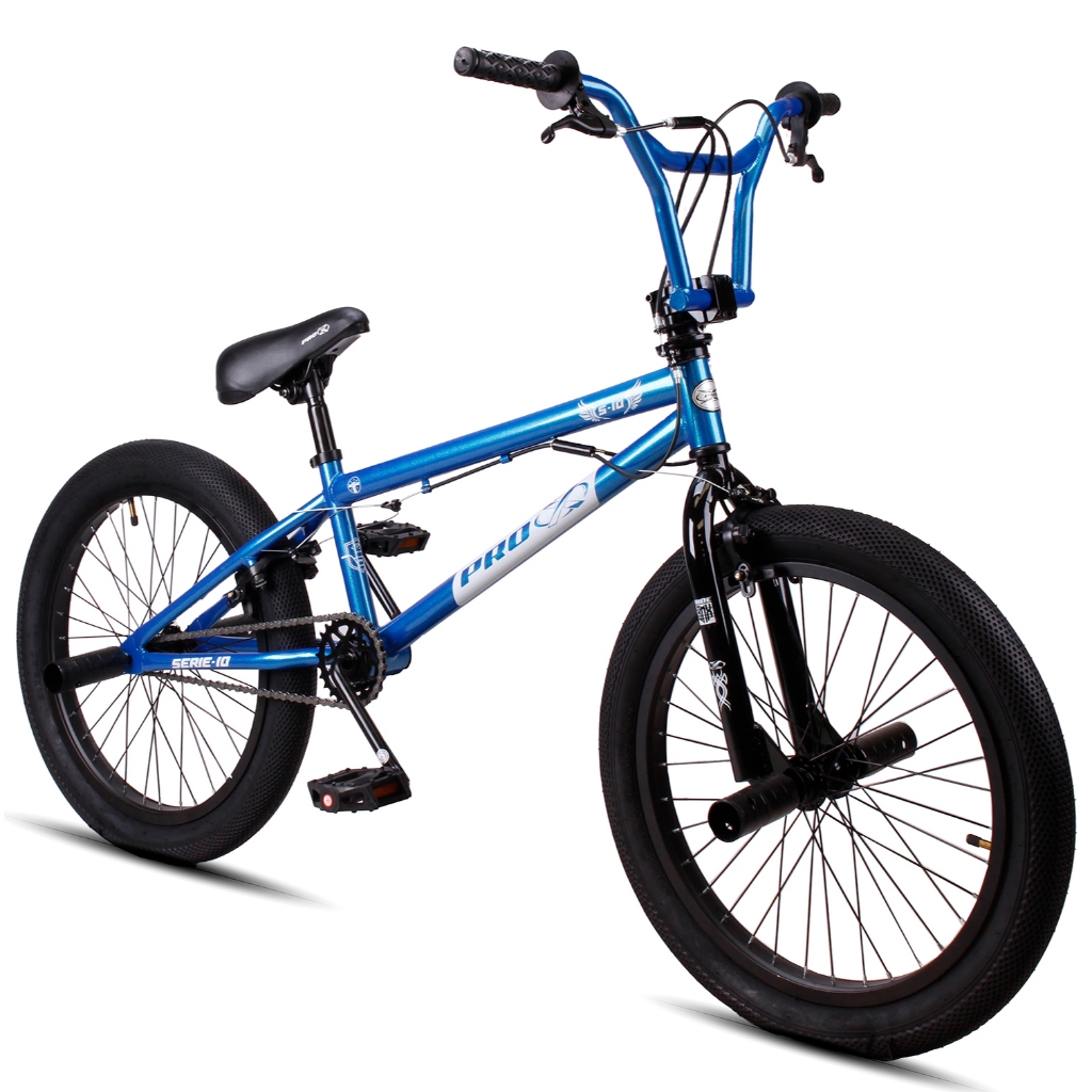 Bicicleta BMX Aro 20 Pro-X Serie 10 Rotor Pedaleiras Freio U-Brake Pneu Balão - Sports & Outdoors