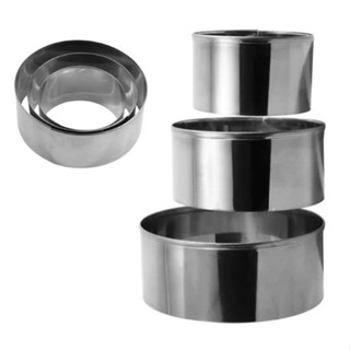 Aro Redondo Modelador 3 Tamanhos 8/10/12cm - Aço Inox