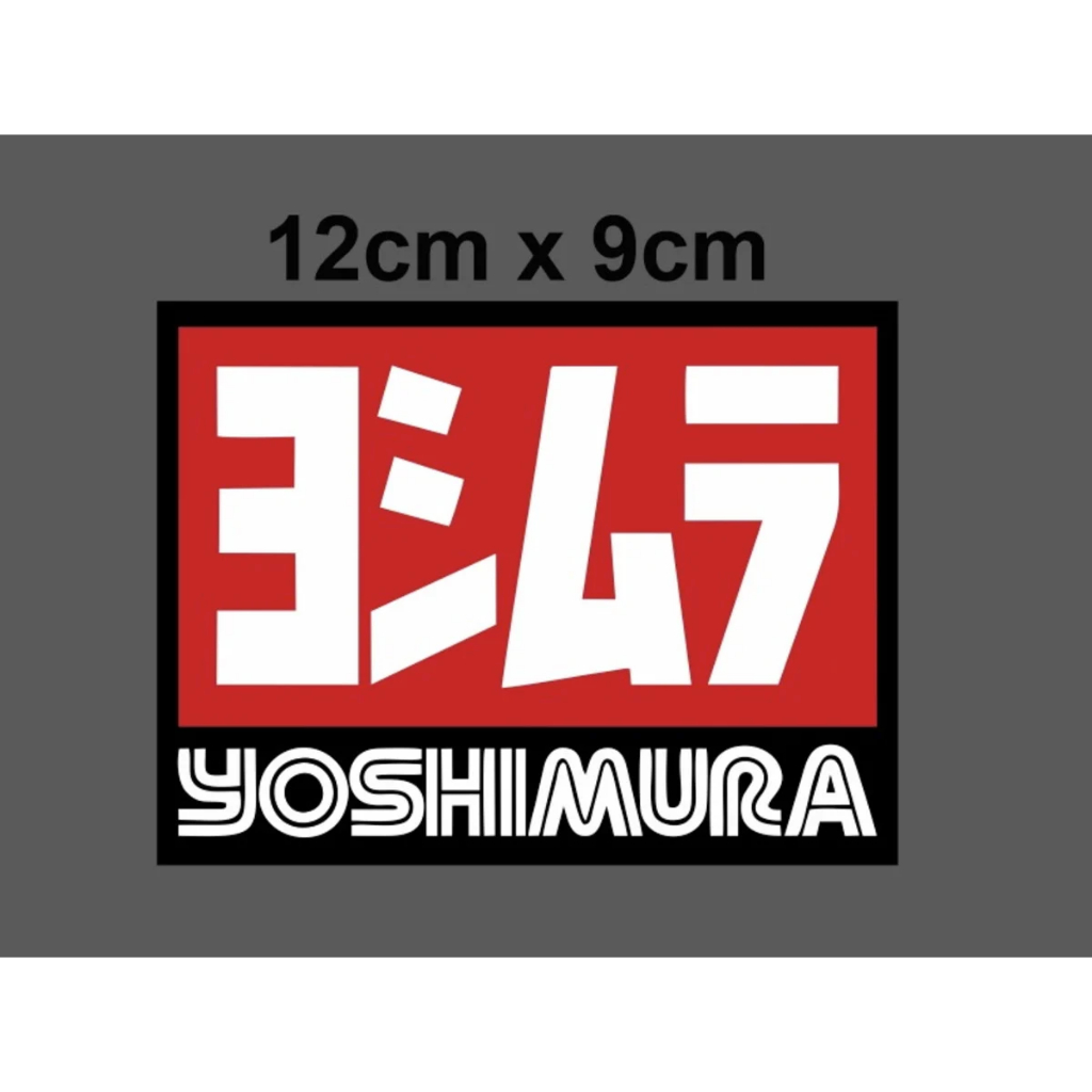 Adesivo Yoshimura Escapamento Escape 12x9cm *** não suporta alta temperatura ******