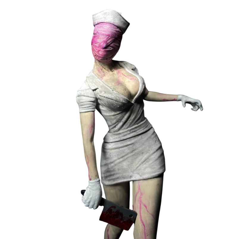 Boneco Action Figure Nurse Enfermeira - Silent Hill - Silent Hill 2 - 16cm em Oferta na Shopee
