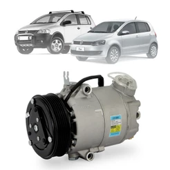 Compressor De Ar Condicionado Fox Polo Spacefox Crossfox VW CS10061 Original Delphi Novo