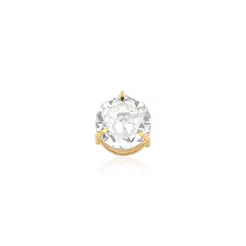Pingente de Ouro 18k Ponto de Luz Galeria com 6mm