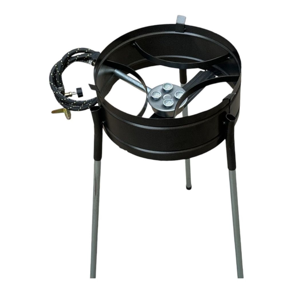 Suporte Tripé Desmontável Para Tacho Disco Arado 75cm Á Gás