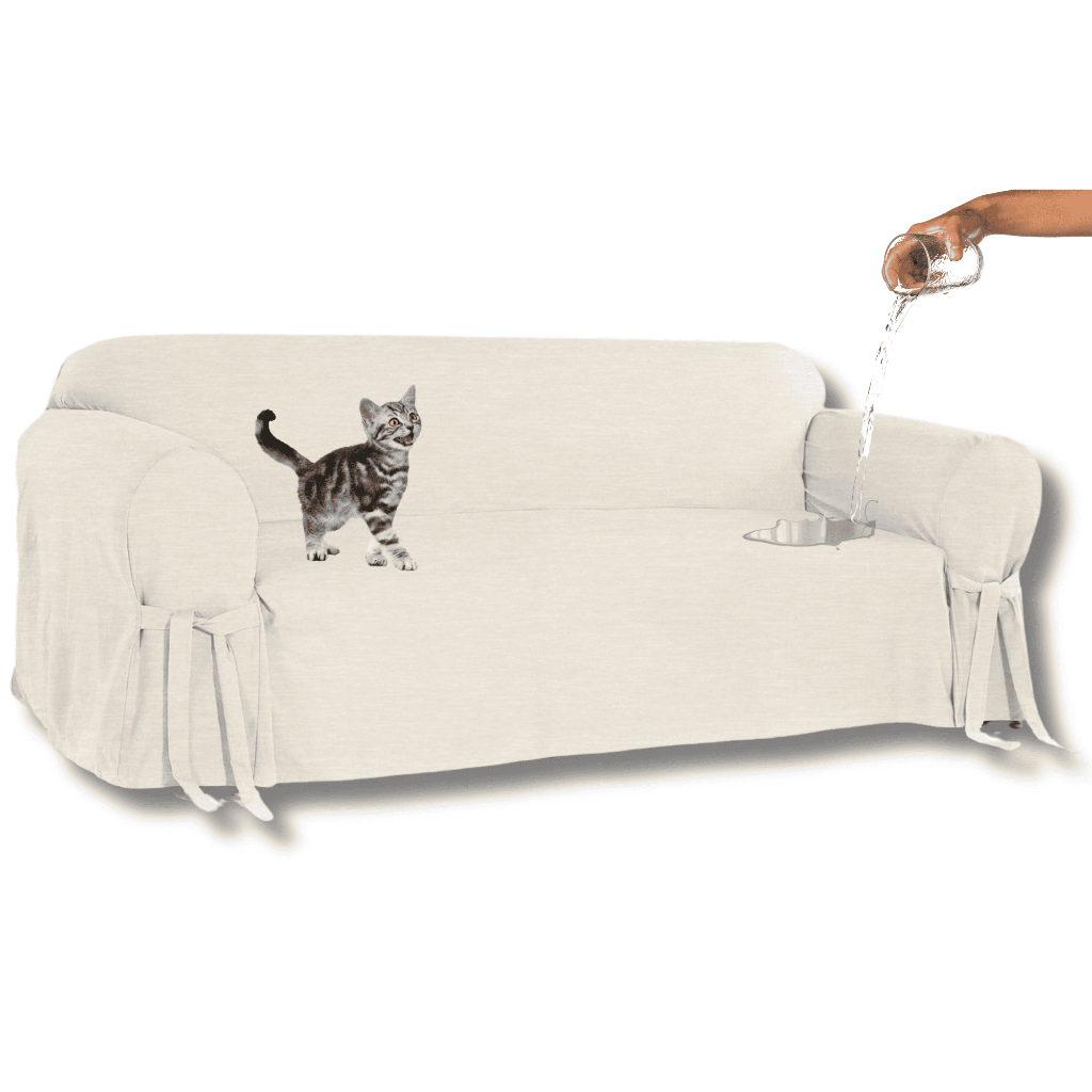 Capa para Sofá em Acquablock 100% Impermeável Protetor Casa Pet Criança Sala (1,2,3,4,5,6 lugares) em Oferta na Shopee