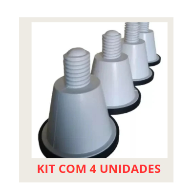 Pé Nivelador Lavadora Electrolux Kit com 4 Und