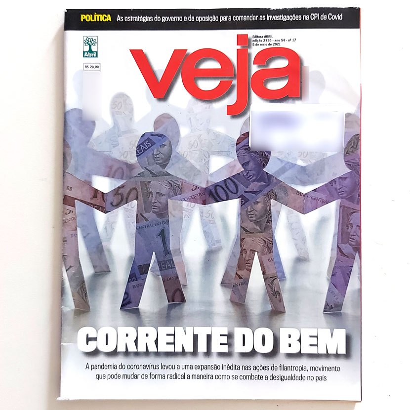Revista Veja Ed2736 05/05/2021 Corrente Do Bem Pandemia