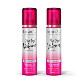 Combo 2 Bye Bye Volume e No Frizz 200ml Forever Liss em Oferta na Shopee