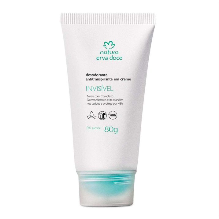Desodorante Creme Erva Doce Tododia 80g Antitranspirante Natura